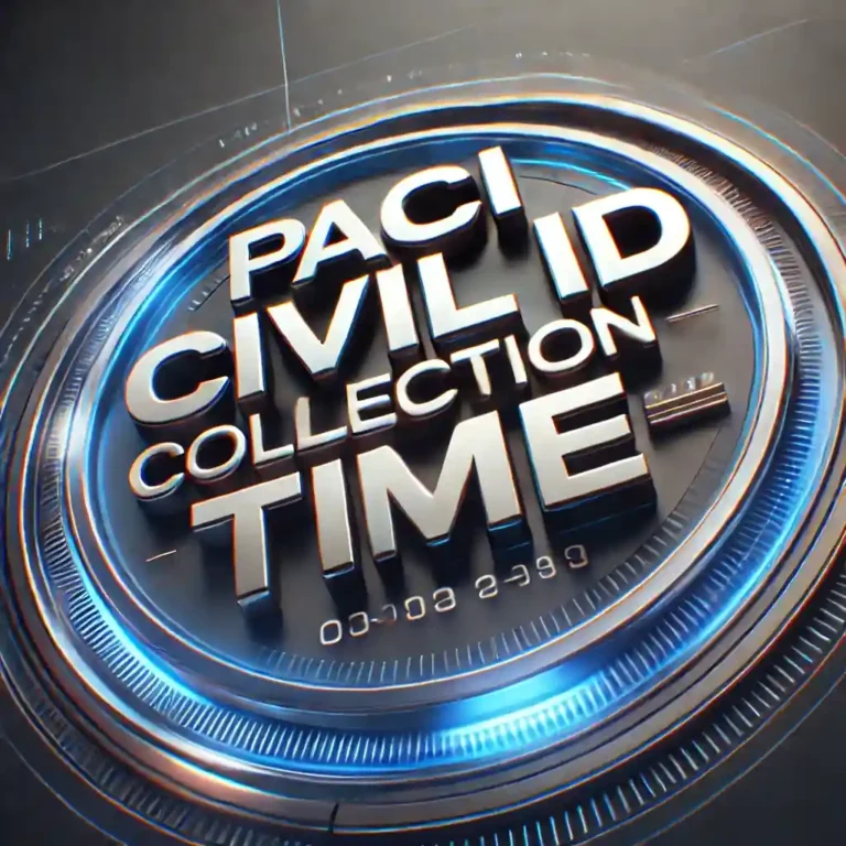 PACi Civil ID Collection Time